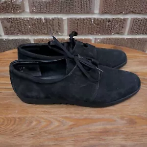 Zapatos Rockport Oxford para mujer 7,5 cuero negro gamuza con cordones - Imagen 1 de 8