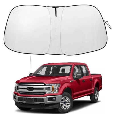 Cubierta protectora bloque térmico para parabrisas de coche Ford F150 2021-2024 Custom Fit Foto 1 de 4