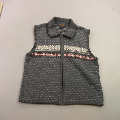 Chaleco Woolrich Mujer Grande Manga Larga Cremallera Completa Informal Cuello Gris Foto 1 de 4