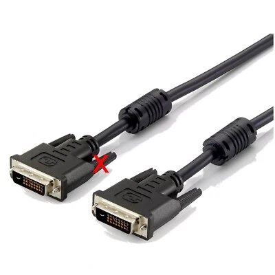 DVI Kabel Digital DualLink Monitorkabel DVI-D 24 + 1 Dual Link Stecker Equip - Bild 1 von 3