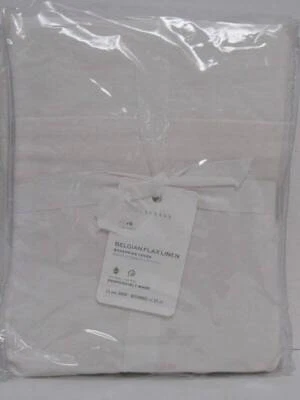 Cubierta de resorte de caja de lino belga Pottery Barn, 10" color blanco caída nueva con etiquetas... Foto 1 de 4