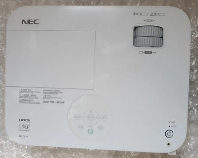NEC NP-M322W 3200 Lumen Portable DLP Projector + VGA/HDMI 1406H w/out Remote - Image 1 of 4