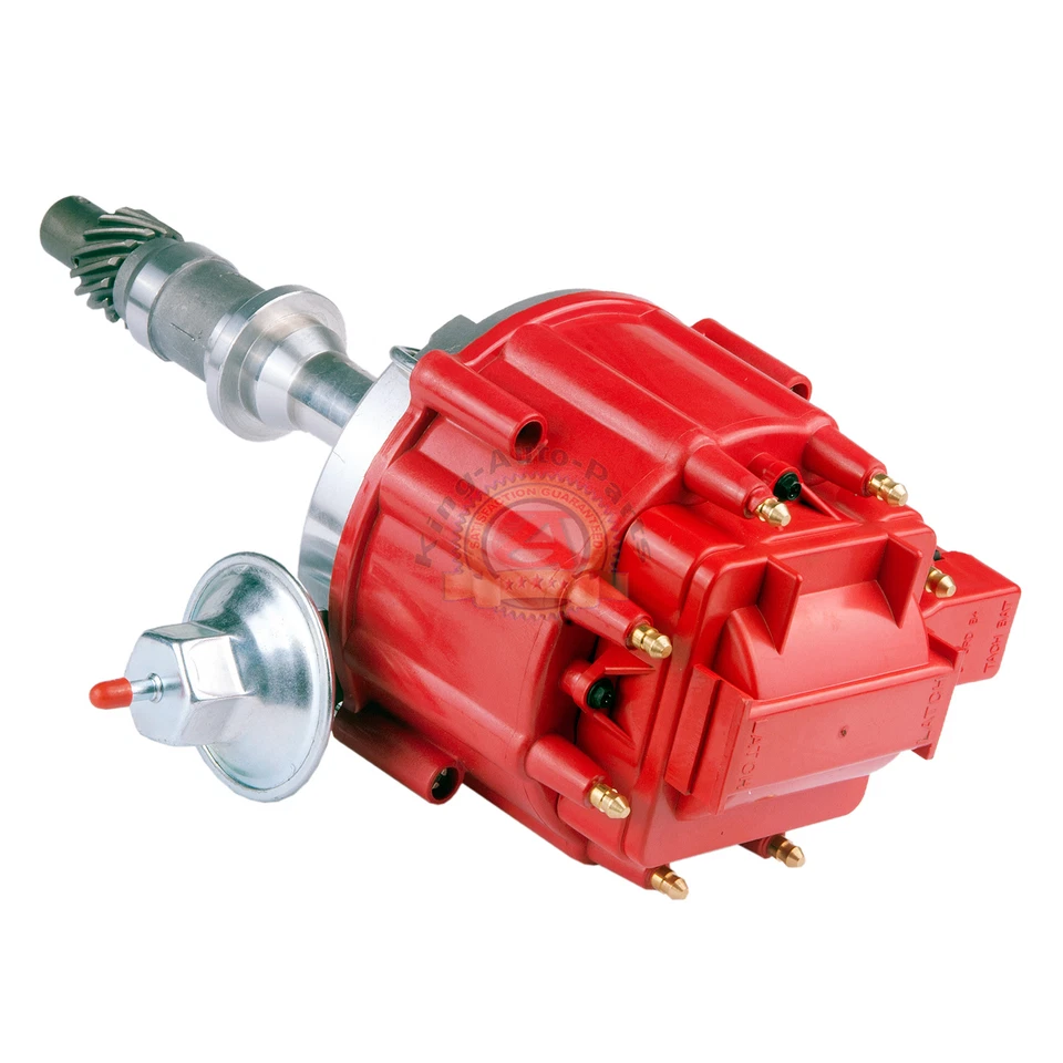 Pontiac 301 326 389 400 421 428 455 V8 HEI One Wire Distributor Red Cap Complete Foto 1 de 4