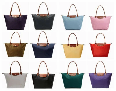 NWT Longchamp Le Pliage Large Nylon Shoulder Tote 1899089 MANY COLORS AUTHENTIC - Image 1 of 3