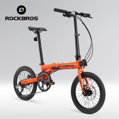 ROCKBROS ACS Folding Bike 16inch 9 Speed Disc Brake Aluminum Alloy Folding Frame - Image 1 of 4