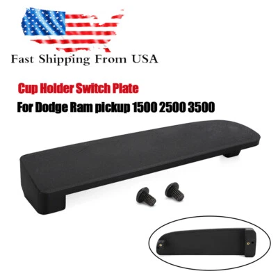 For 1994-1997 Dodge RAM Cup Holder Switch Plate Ram Pickup 1500 2500 3500 1995 Foto 1 de 4
