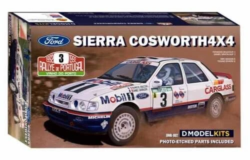 D MODEL KIT 1 24 AUTO FORD SIERRA COSWORTH 4X4 RALLYE PORTUGAL 1992 ART DMK-002