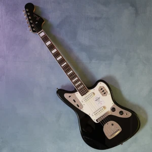 Fender Made in Japan Traditional Late 60s Jaguar Rosewood Black - Picture 1 of 12