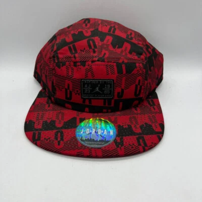 Boné Snapback Air Jordan 5 Painéis Chapéu Jumpman Chicago Bulls Novo Masculino - Imagem 1 de 4