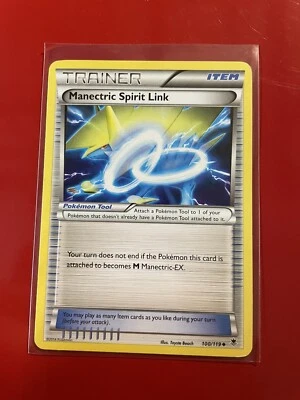Pokémon TCG Manectric Spirit Link Phantom Forces 100/119  Uncommon - Image 1 of 2