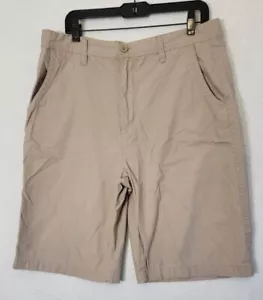 Beverly Hills Polo Club Herren 36 Chino vorne flach hellbraun Shorts - Bild 1 von 9