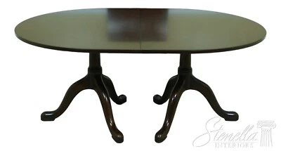 L53798EC: Mesa de comedor colonial Williamsburg caoba Kittinger CW-66 Foto 1 de 4