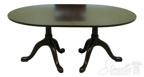L53798EC: KITTINGER CW-66 Colonial Williamsburg Mahogany Dining Room Table Cover