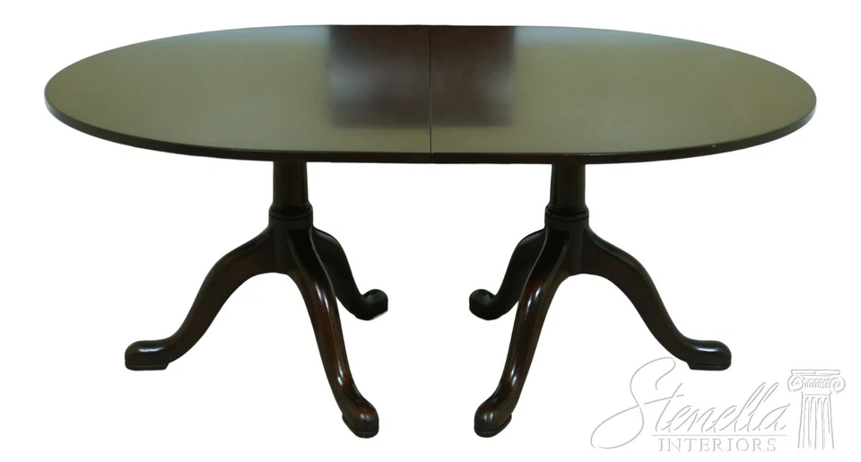 L53798EC: Mesa de comedor colonial Williamsburg caoba Kittinger CW-66 Foto 1 de 4