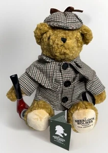 The Sherlock Holmes Museum Teddybär Plüsch Sammlerstück - 221B Baker Street Neu mit Etikett - Bild 1 von 15