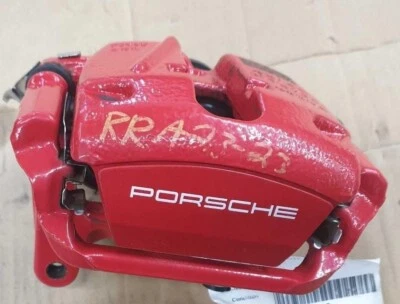 15 16 PORSCHE MACAN Right Rear Red Brake Caliper; Turbo Model - Image 1 of 4