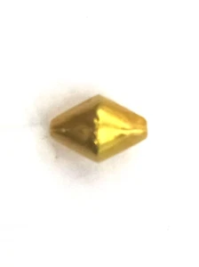 Hermosas cuentas de diseño hechas a mano de oro de 18 quilates de oro de 18 quilates - Imagen 1 de 4