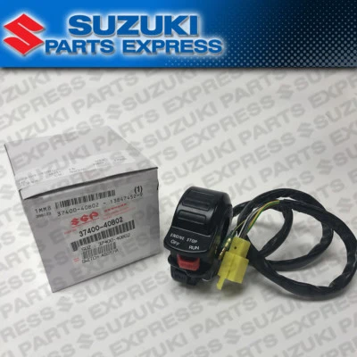 NUEVO 1987-2006 SUZUKI LT80 LT 80 QUADSPORT INTERRUPTOR DE PARADA DE MANGO LH 37400-40B02 Foto 1 de 4