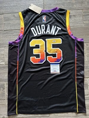 Kevin Durant Signed Jersey PSA COA Phoenix Suns Autographed Rare FINALS MVP - Image 1 of 3