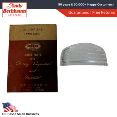 1939 Dodge Chrysler Desoto номерной знак лампа объектив крышка 691741 новый из старых запасов. - Изображение 1 из 4