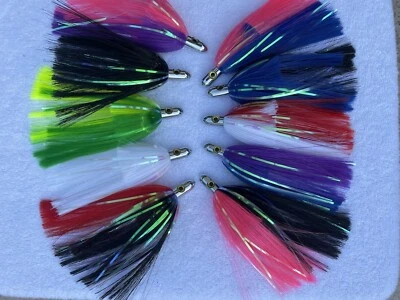 KOOLAFISHING Islander Ilander Style Fishing Skirt Classic Trolling Lure 7 in Mahi Wahoo Tuna