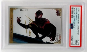Marvel Unbound Spider-Man Miles Morales 2022 PSA 9 acetato logro facsímil - Imagen 1 de 3
