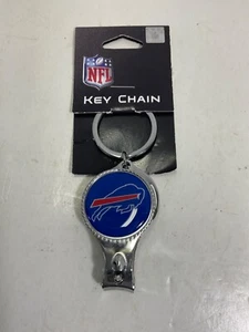 Buffalo Bills Metal  Key Chain Keychain Keyring Nail Clipper / Bottle Opener  - Picture 1 of 3