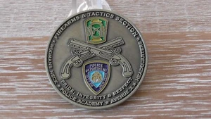 NYPD Firearms & Tactics Section 10th Anniversary 9/11 Challenge Coin #B165 - Bild 1 von 8