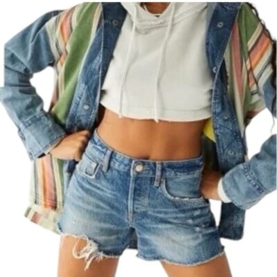 Nuevo con etiquetas Pantalón Corto Free People Good Time Relajado en Beach Bum 24 Foto 1 de 4