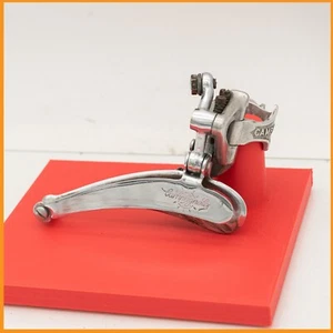1052/1 CAMPAGNOLO NUOVO RECORD 70s FRONT DERAILLEUR ROAD BIKE VINTAGE CLAMP ON - Picture 1 of 7