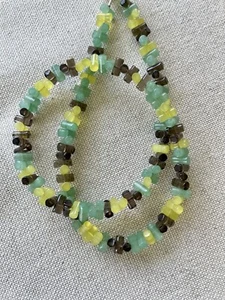 Edelsteinkette Aventurin Serpentin Rauchquarz - Bild 1 von 6