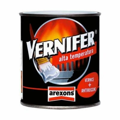Vernifer smalto alta temperatura Arexons vernice antiruggine gel barattolo 500ml - Immagine 1 di 4