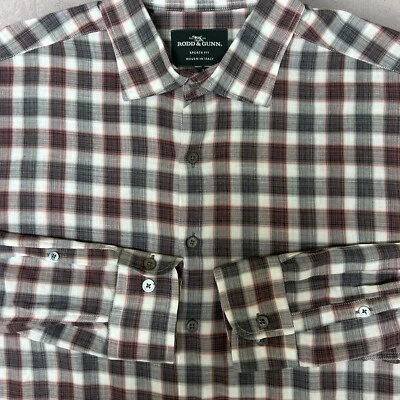 Camisa xadrez Rodd & Gunn Sports Fit multicolorida com botões algodão grande - Imagem 1 de 4