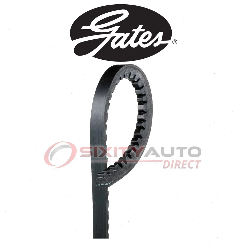 Gates Air Conditioning Drive Belt for 1967-1968 Chevrolet Corvair 2.7L H6 - zv Foto 1 de 4