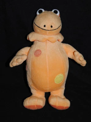 Peluche doudou Casimir TOMY 2002 L'iles aux enfants orange pois 25 cm vintage - Photo 1/3