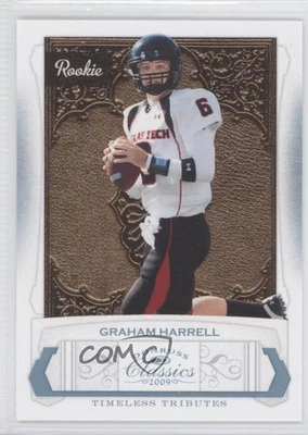 2009 Donruss Classics Timeless Tributes Platinum /25 Graham Harrell Rookie RC - Image 1 of 2