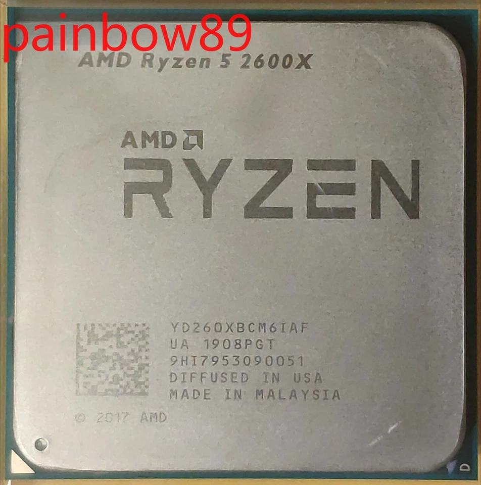 AMD Ryzen 5 2600X 3.6GHz 6Core 12Thr 95W Socket AM4 CPU Processor - Image 1 of 1