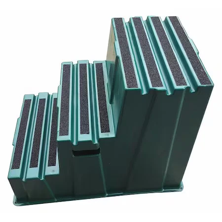 Zoro Select 44Zj57 Box Step, 3 peldaños, capacidad de carga de 500 lb, 28 3/4 pulgadas en total Foto 1 de 1