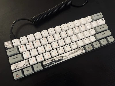 KPRepublic BM60RGBV1 Custom 60% Mechanical Keyboard - Gateron CAP V2 Brown - Image 1 of 4