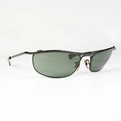Vintage B&L Ray Ban USA Olympian W0646 Black Frame Sunglasses - Image 1 of 4