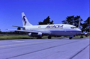 Boeing 737 - 35 mm Colour Slide - Aviacsa- ZK-NAW - See note - Picture 1 of 1