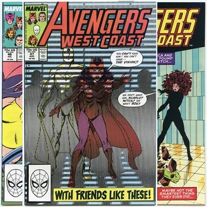 Avengers West Coast #s 46-52 lot of 7 Marvel Comics (1989) 1st Great Lakes - Picture 1 of 16