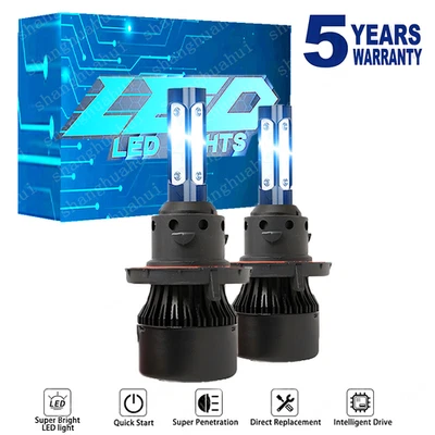 Faros LED para Ford E-350 Super Duty XLT Van 3 puertas 2008-2022 9008/H13 Foto 1 de 4