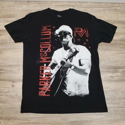 Camisa Parker McCollum Para Hombres Mediana Negra Gira de Conciertos Camiseta Artista de Música Country Foto 1 de 4