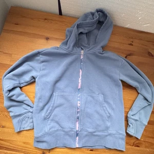 Athleta girl blue hoodie size 8/10 zip up - Picture 1 of 7