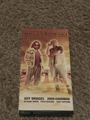 The Big Lebowski 1998 VHS Film Starring Jeff Bridges, John Goodman Foto 1 de 4