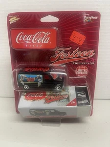 Johnny Lightning 1977 Ford Van Festoon Coca-Cola with Collector's Tin - Picture 1 of 3