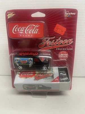 Johnny Lightning 1977 Ford Van Festoon Coca-Cola with Collector's Tin - Image 1 of 3