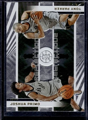2021 Panini Illusions Rookie Reflections Joshua Primo / Tony Parker #19 San Anto - Image 1 of 2