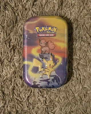 JCC Pokémon Kanto Power Vulpix y Pikachu Mini Lata Nuevo Precintado (L24) Foto 1 de 2